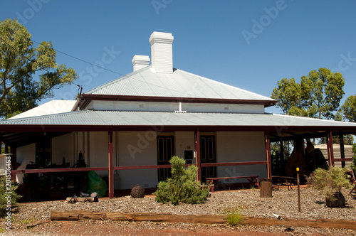 Canvas Print Historic Hoover House - Leonora - Australia