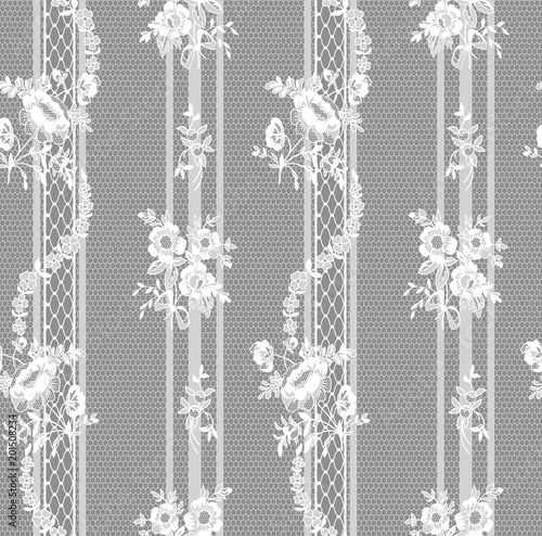 floral lace seamless pattern