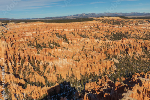 Scenic Winter Landscape in Bryce Canyon Utah