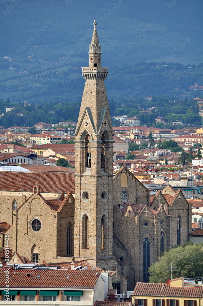 Basilica of Santa Croce (Piazza Santa Croce), Florence, Ital