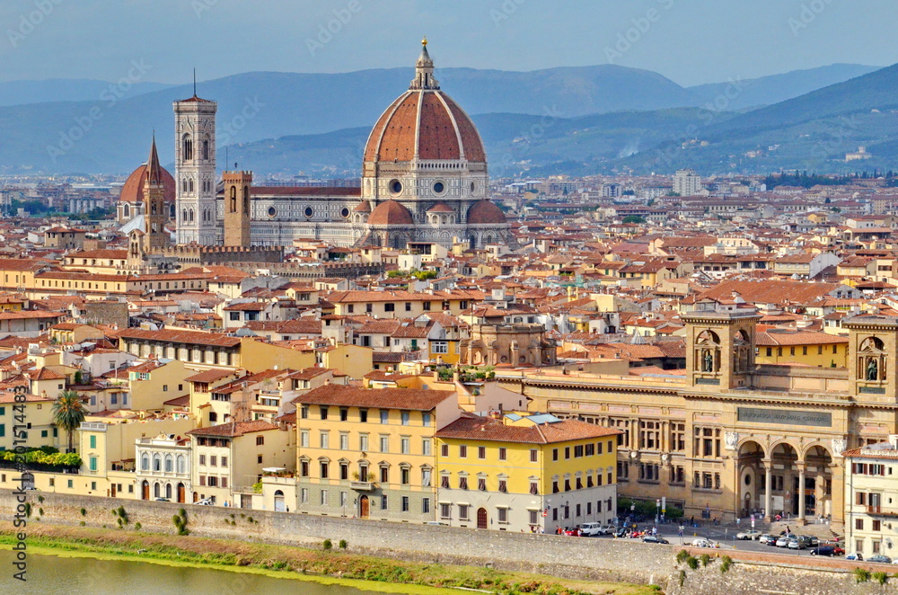 Duomo Cathedral (Cattedrale Santa Maria del Fiore, Cathedral of Saint Mary of the Flowers), Florence, Italy