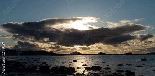 Sunset over Ailsa Craig