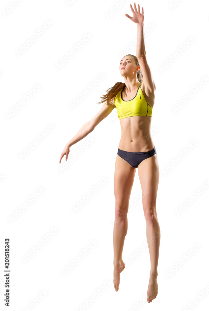 Woman beach volleyball player (without net and ball ver) Woman beach volleyball player (without net and ball ver)