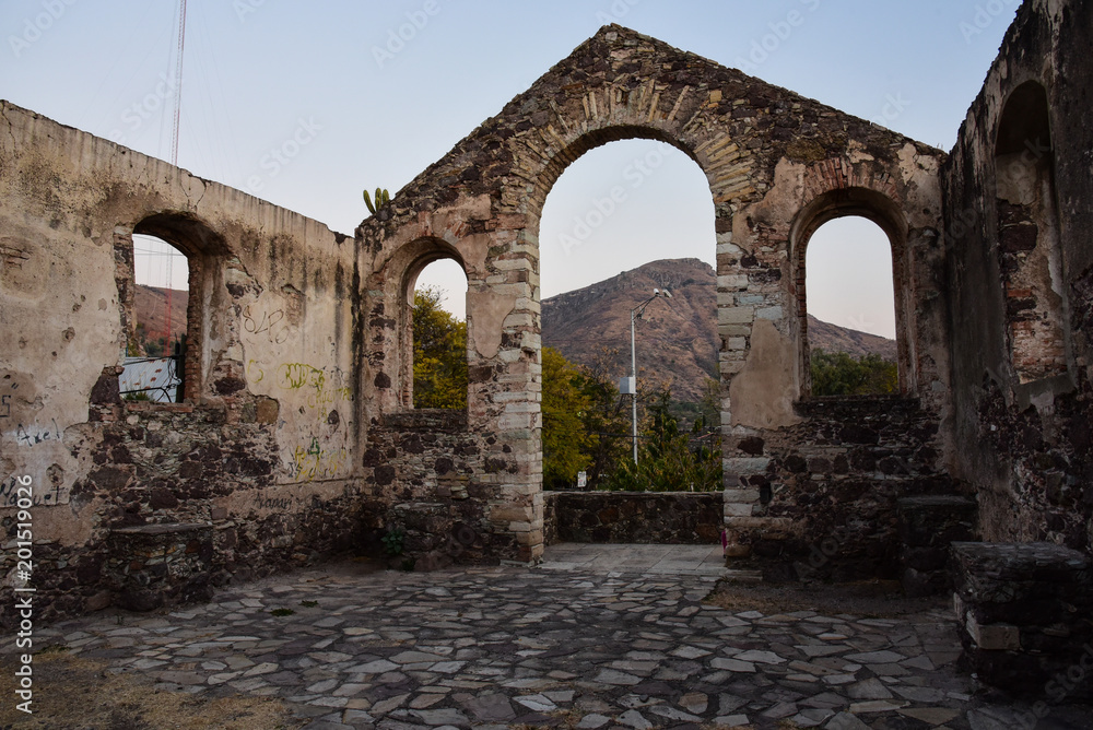 Archeological ruins in Guanajuato city