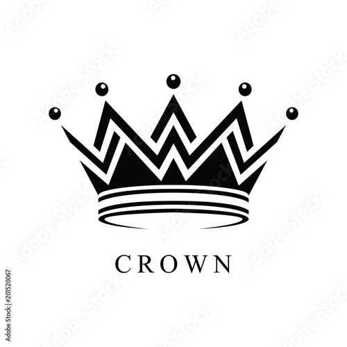 Crown Logo abstract design vector template