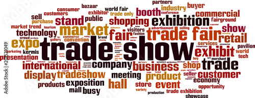 Trade show word cloud