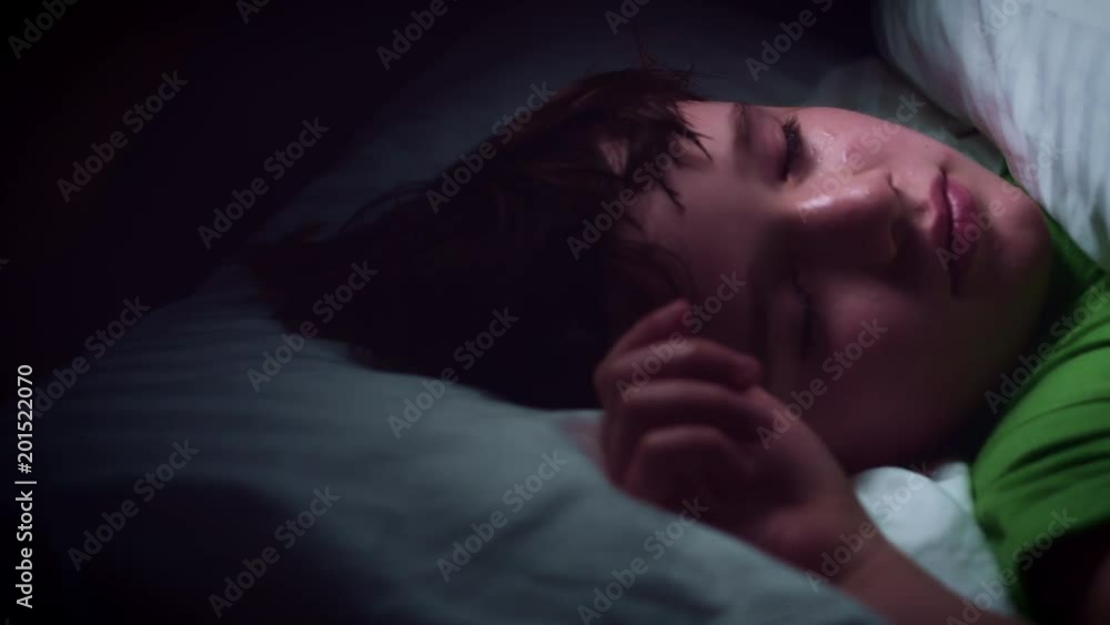 4k Child Sleeping and Having Nightmare Shaking 4k Child Sleeping and Having Nightmare Shaking