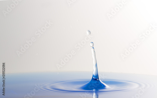 Closeup of water drops