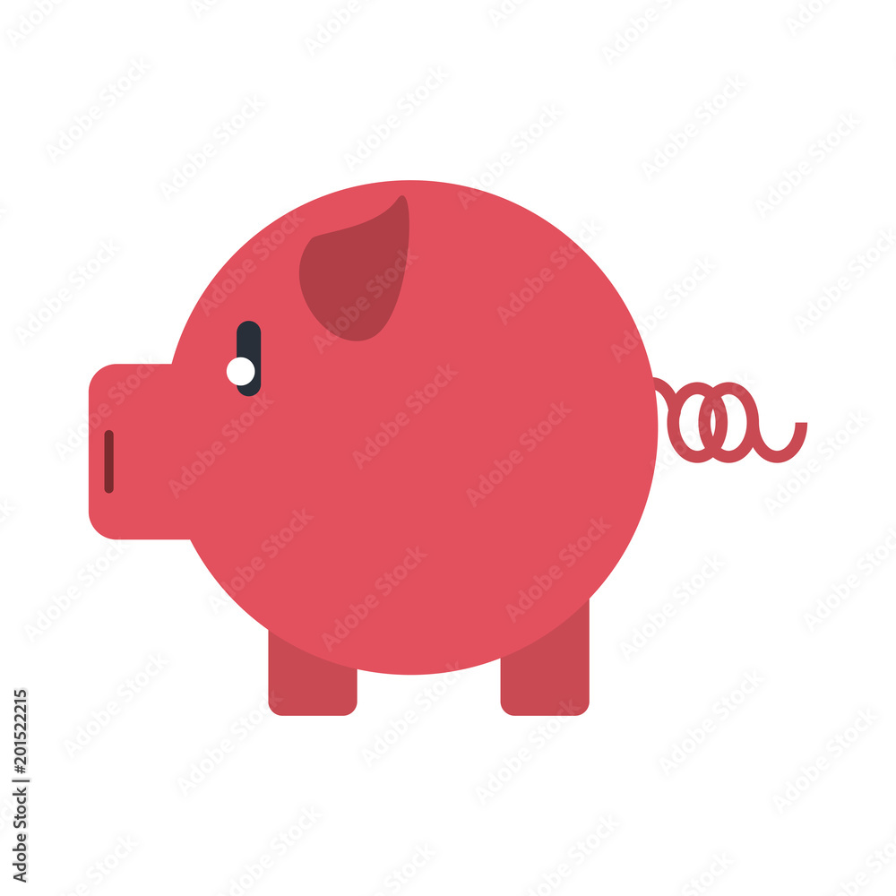 Piggy money saving symbol vector illustration graphic design Piggy money saving symbol vector illustration graphic design