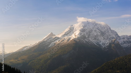 Berg Watzmann in den Alpen in Deutschland