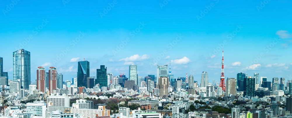 Naklejka premium 東京の街並