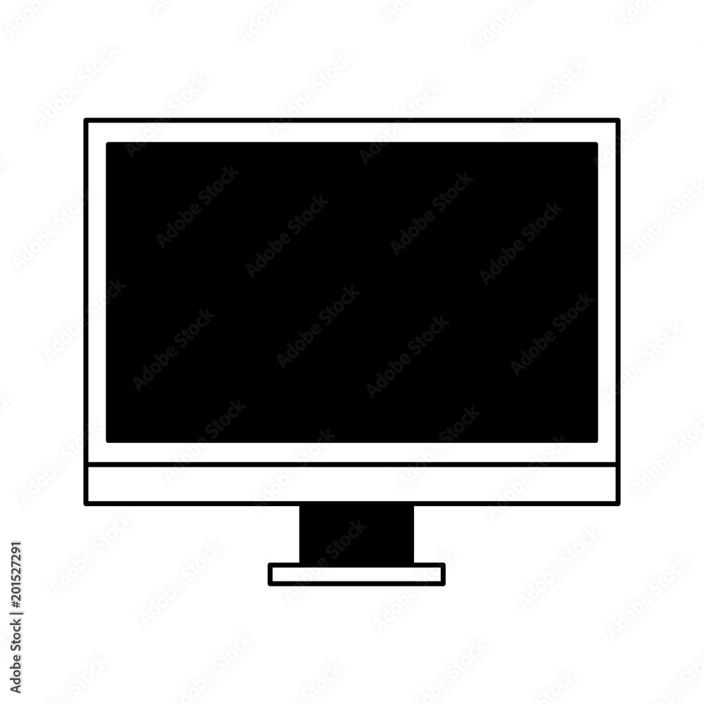 Computer screen technology vector illustration graphic design Computer screen technology vector illustration graphic design