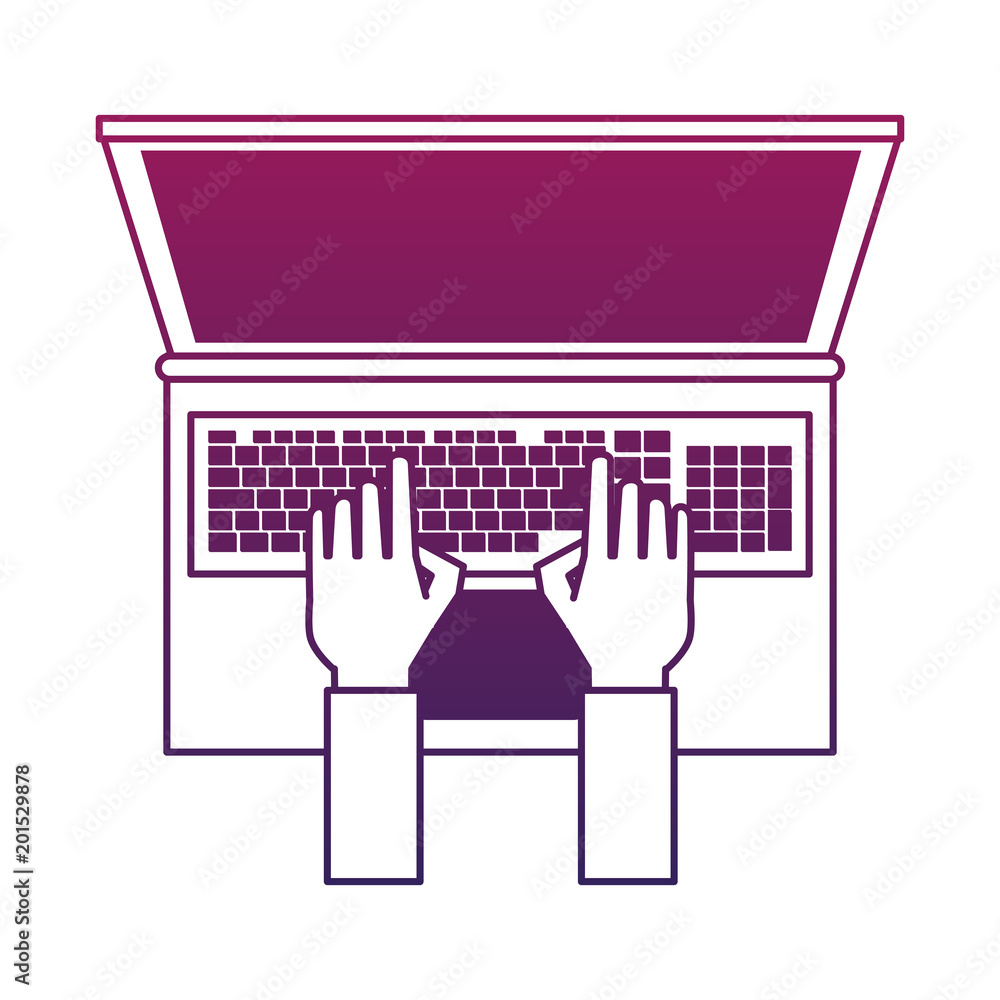Laptop computer technology vector illustration graphic design Laptop computer technology vector illustration graphic design