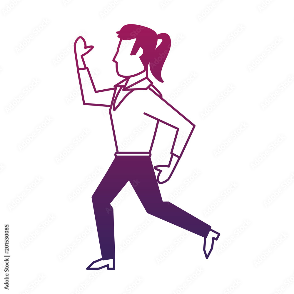 Business woman cartoon vector illustration graphic design Business woman cartoon vector illustration graphic design