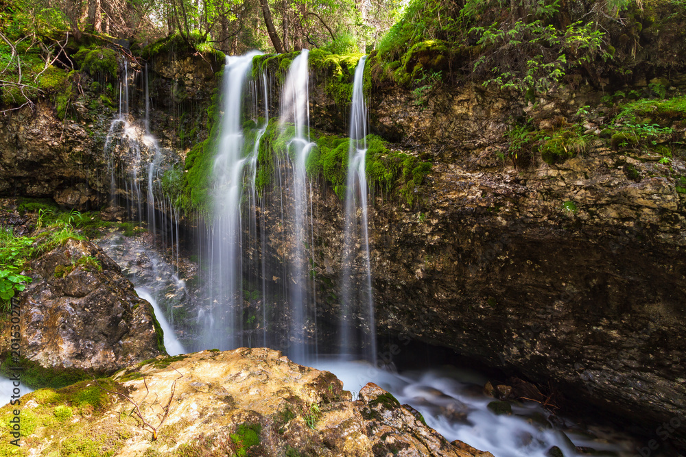 small waterfalll in Val di Fassa small waterfalll in Val di Fassa