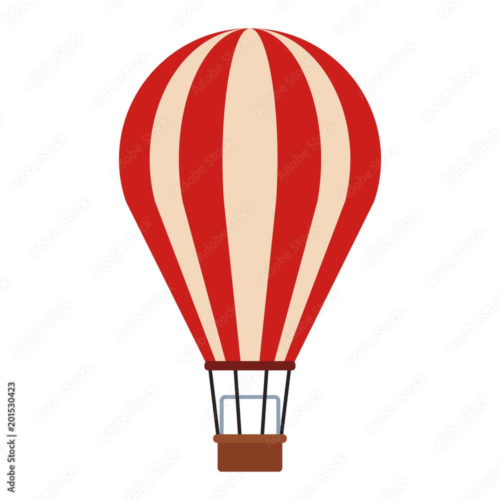 Fototapeta premium Hot air balloon vector illustration graphic design