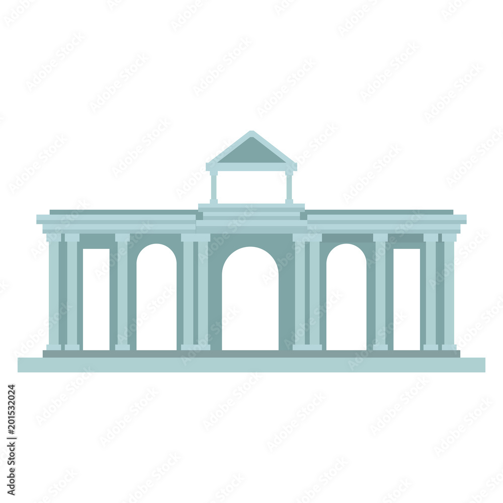 Fototapeta premium Greek temple building vector illustration graphic design
