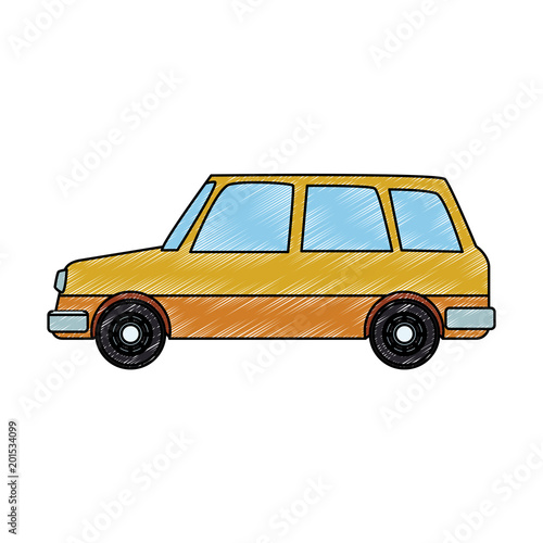 Taxi cab vehicle vector illustration graphic design