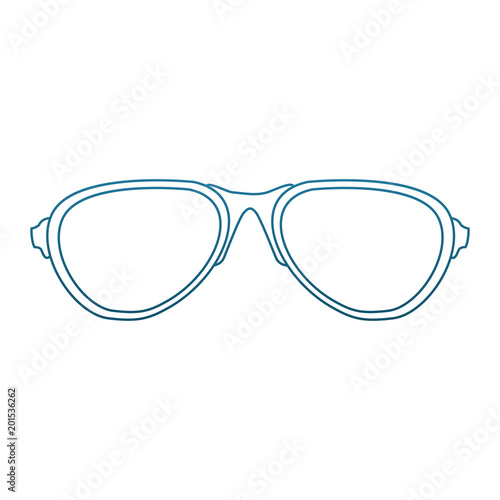 Sunglasses fashion isolated vector illustration graphic design