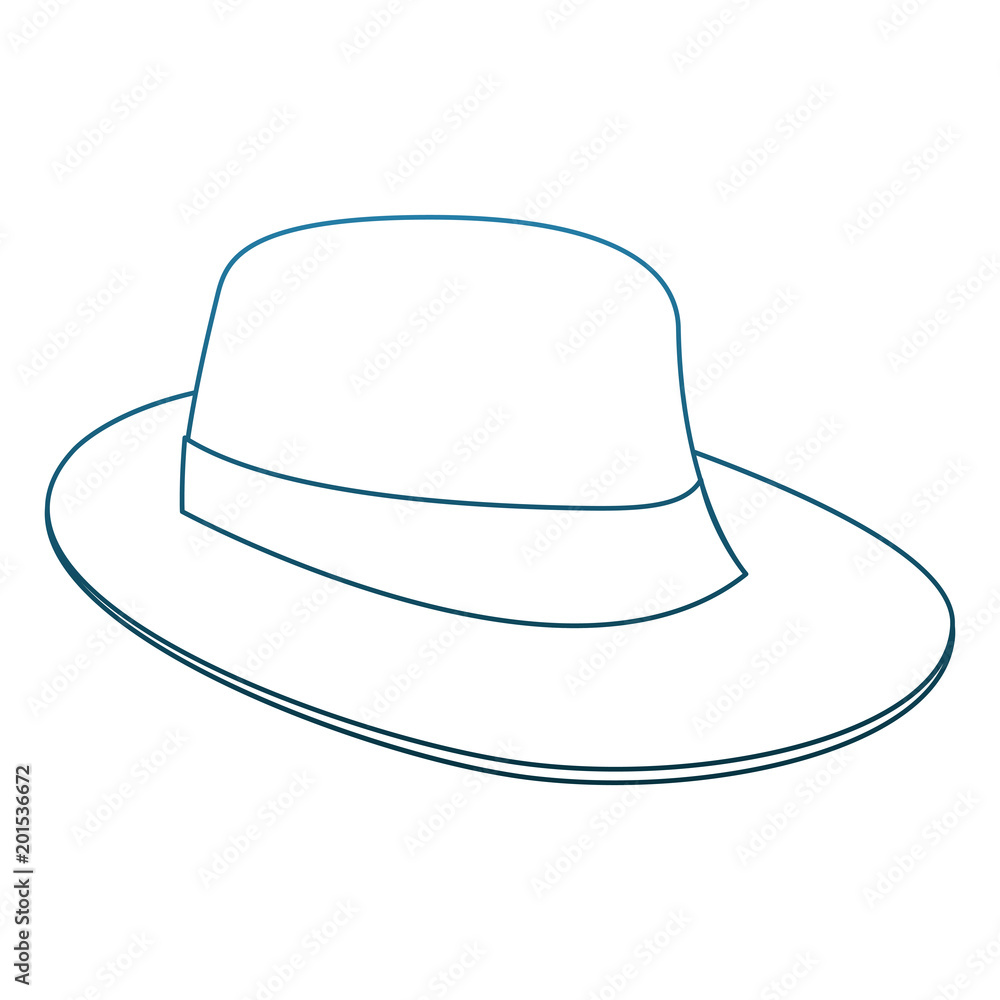 Summer hat isolated vector illustration graphic design Summer hat isolated vector illustration graphic design