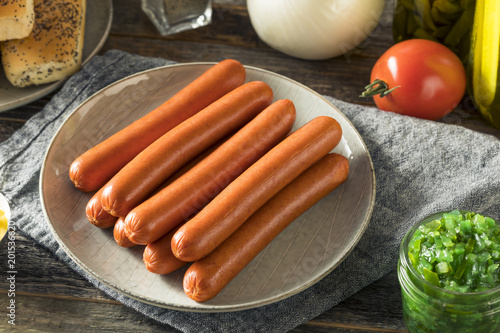 фотографія Chicago Style Hot Dog Ingredients