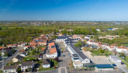 Photo aérienne de Saint Jean de Boiseau et Coueron en Loire Atlantique