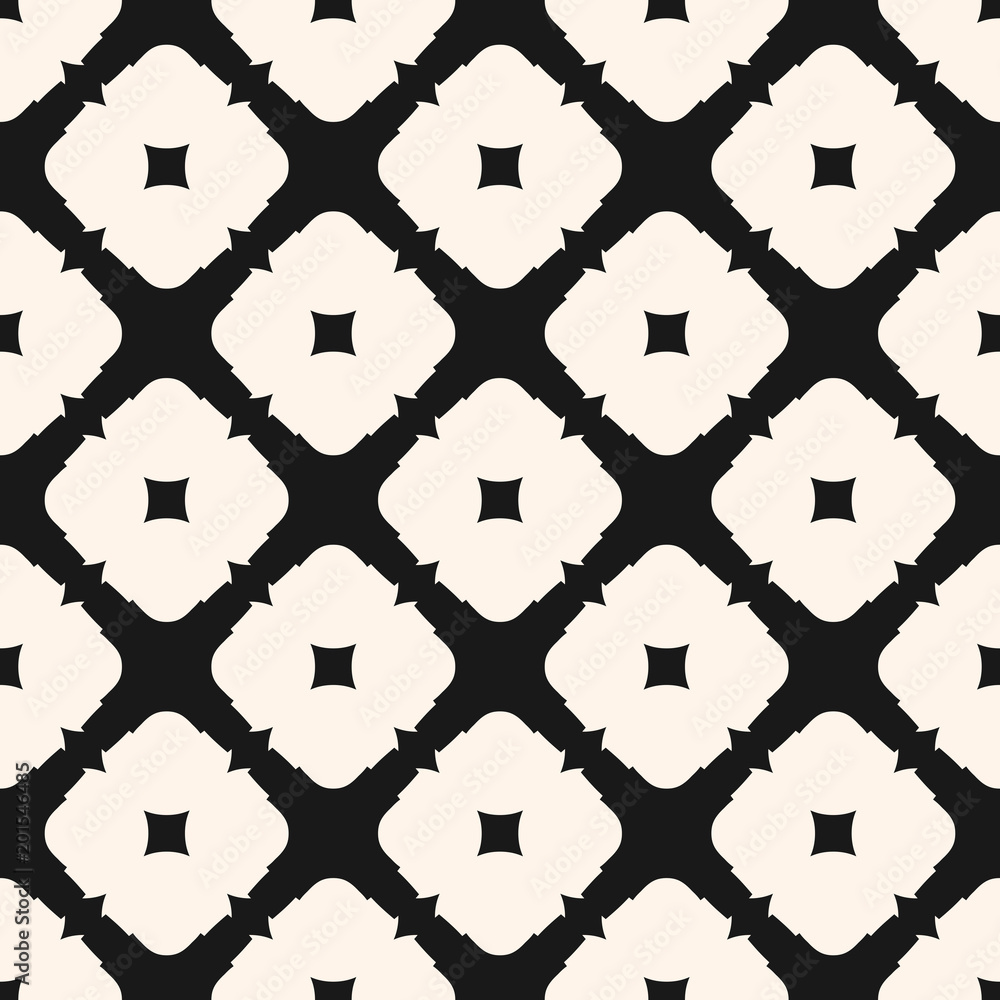 Naklejka premium Ornamental seamless pattern. Vector geometric texture with square shapes