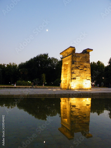 Temple of Debod at sunset