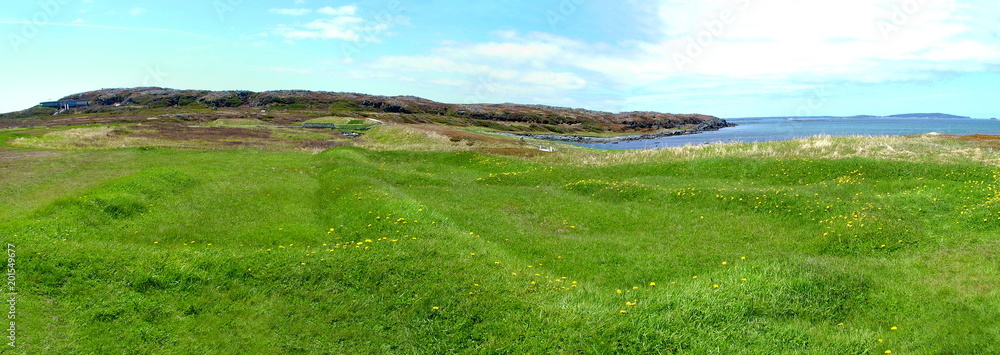 L'Anse aux Meadows panoramic view