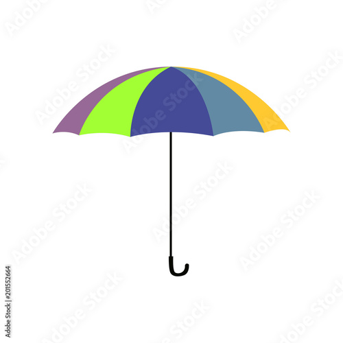 Umbrella, flat design. Vector.