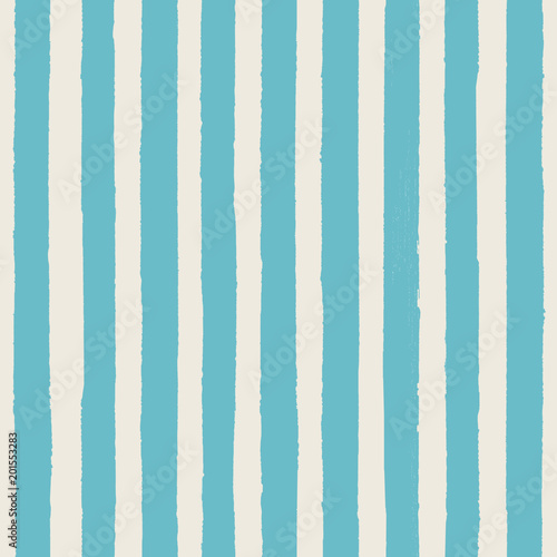 Vintage color blue teal stripe seamless pattern