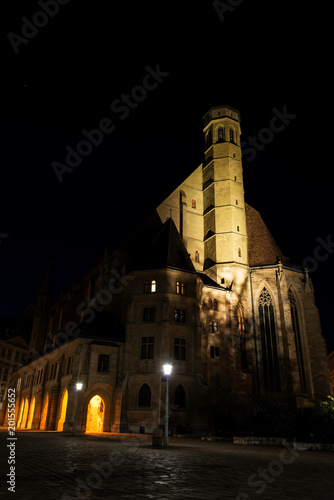 Minoritenkirche Wien bei Nacht photo