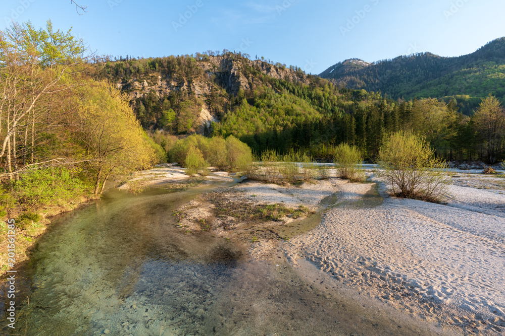 Bach mit glasklarem Wasser Bach mit glasklarem Wasser