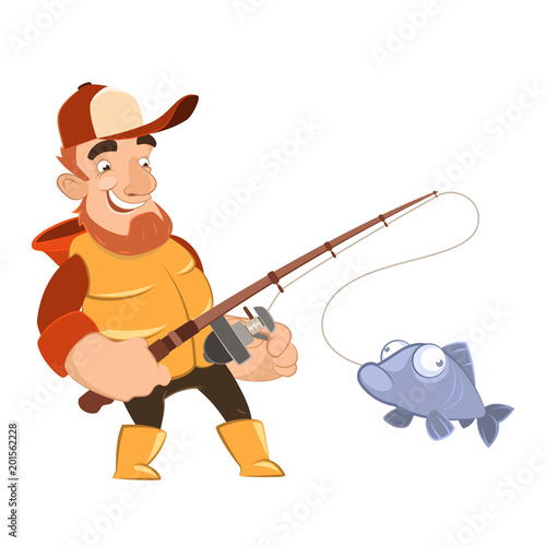Fisherman caught fish