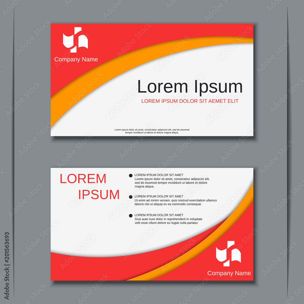 Business visiting card vector design template Business visiting card vector design template