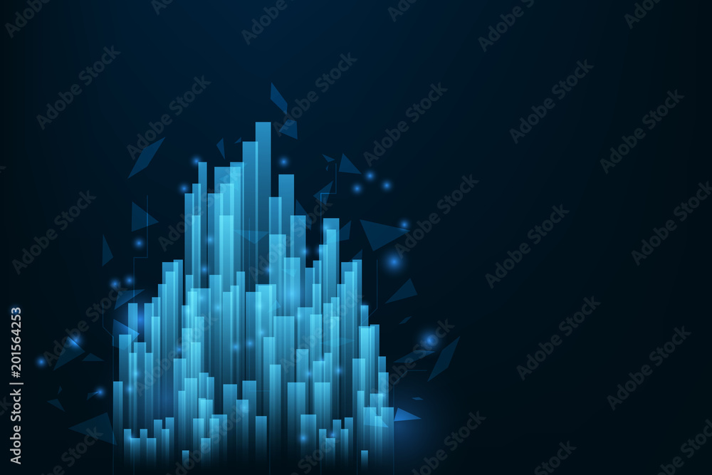 Fototapeta premium Abstract technology concept. vector illustration background
