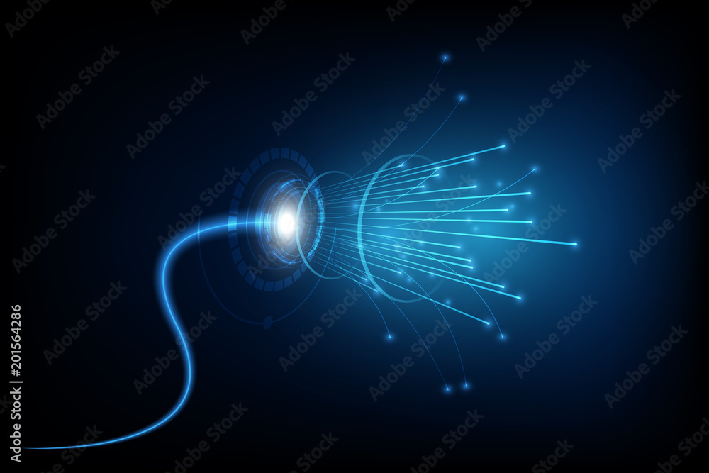 connection line on networking telecommunication concept background - obrazy, fototapety, plakaty 