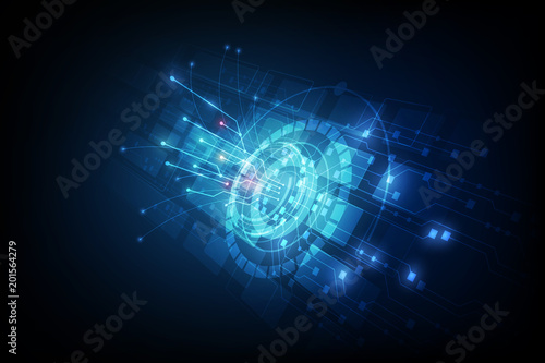 connection line on networking telecommunication concept background