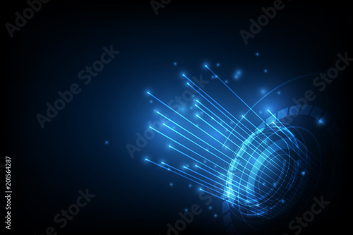 connection line on networking telecommunication concept background