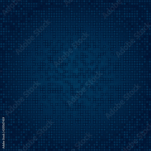 Blue mosaic background for design. Vector illustration © wild