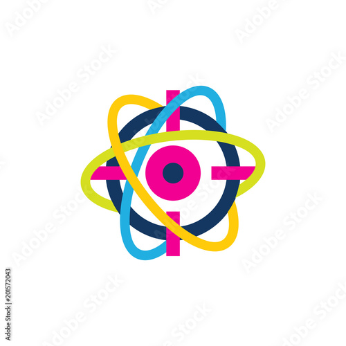 Science Target Logo Icon Design