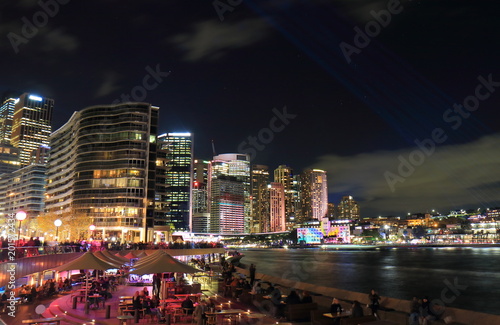 Circular Quay downtown cityscape Sydney Australia