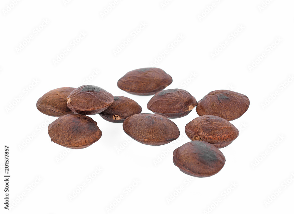 sacha inchi isolated on white background sacha inchi isolated on white background