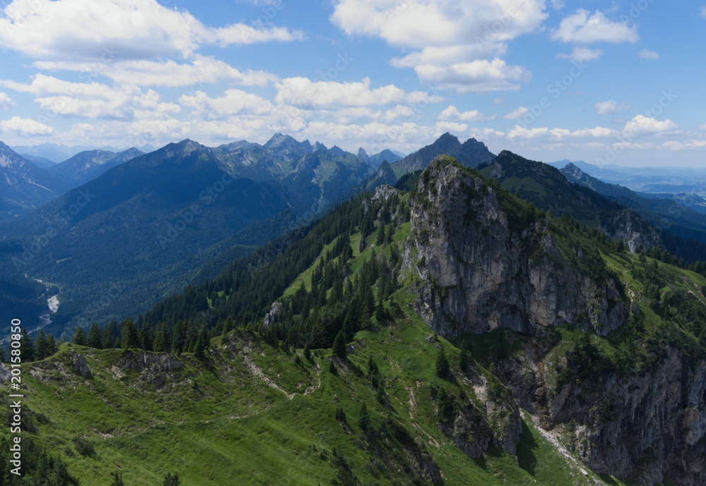 Alpenblick vom Teufelstättkopf