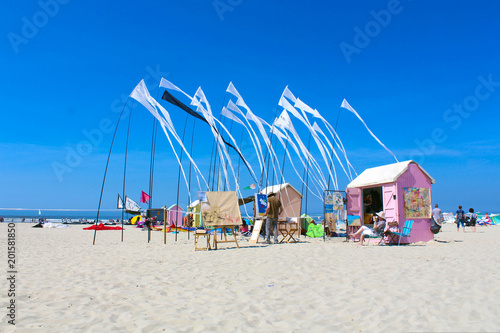 Berck-sur-mer - France / Oriflammes