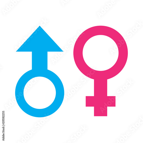 Sex vector icon, man and woman symbol