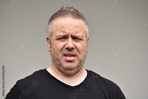 Overweight Male And Confusion © dtiberio