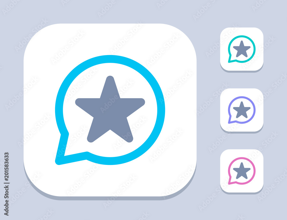 Star Notification - Bright Icons. A professional, pixel-perfect icon Star Notification - Bright Icons. A professional, pixel-perfect icon