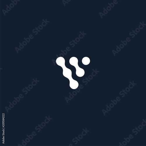 logo v abstract