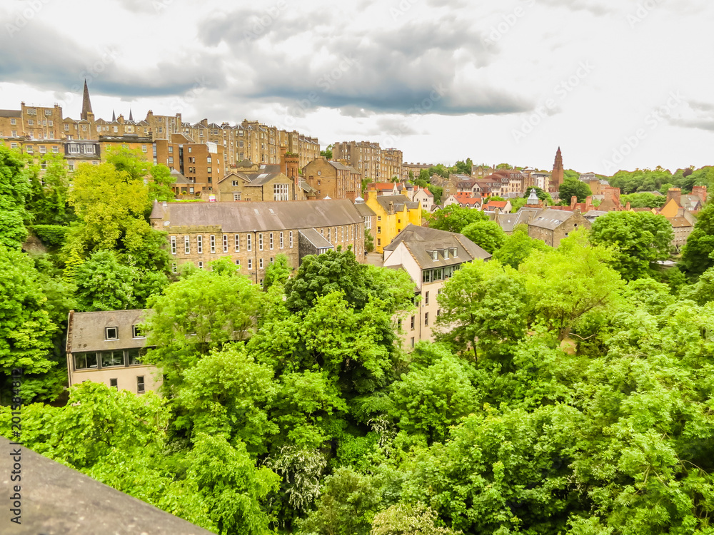 View of Edinburgh's Historic Old Town, Scotland, UK